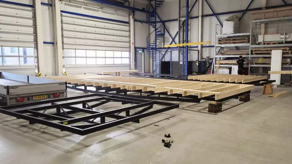 Onderdelen op de werkplaats